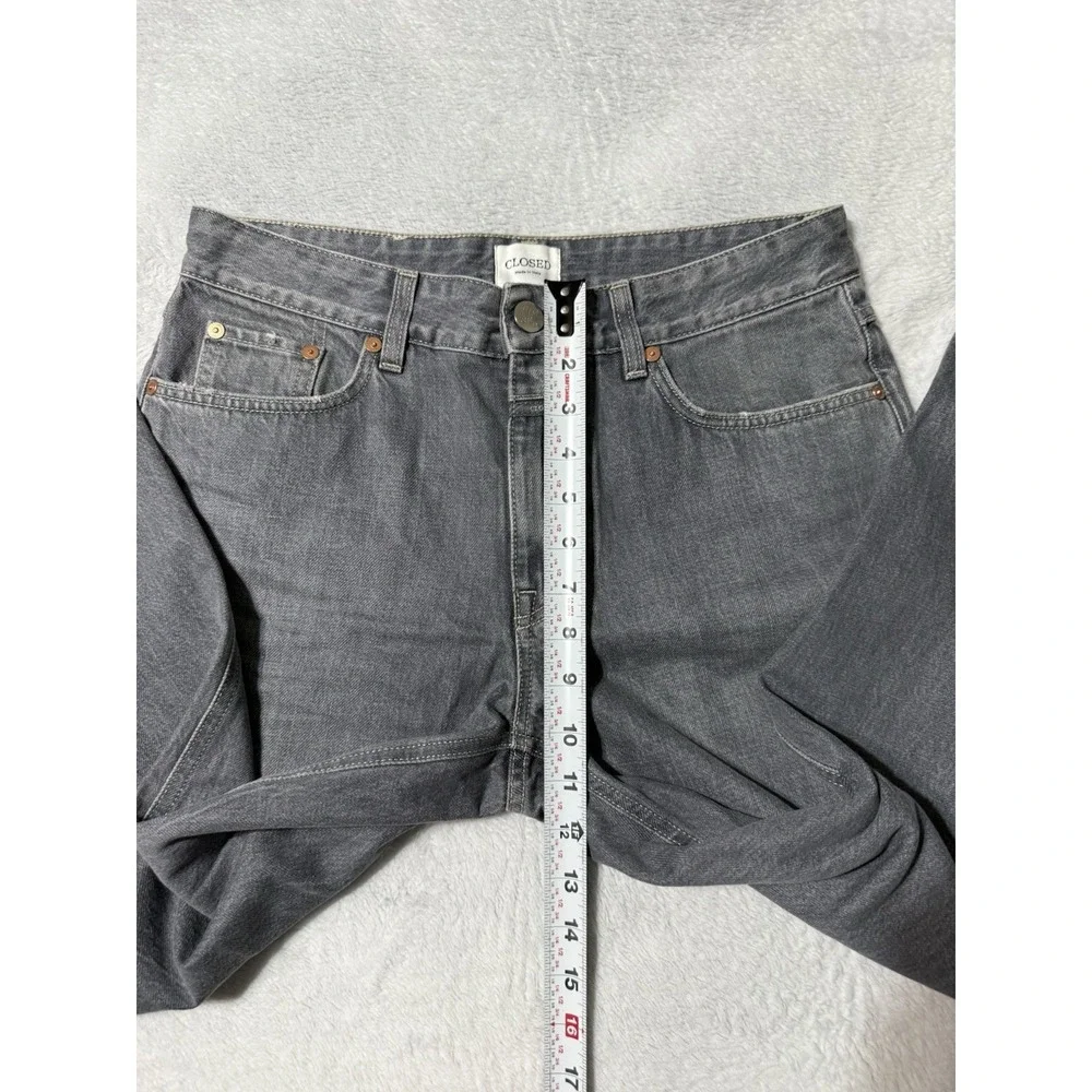 Closed Jeans Women 29 Gray‎ Medium Wash High Rise Relaxed Italian 29x27